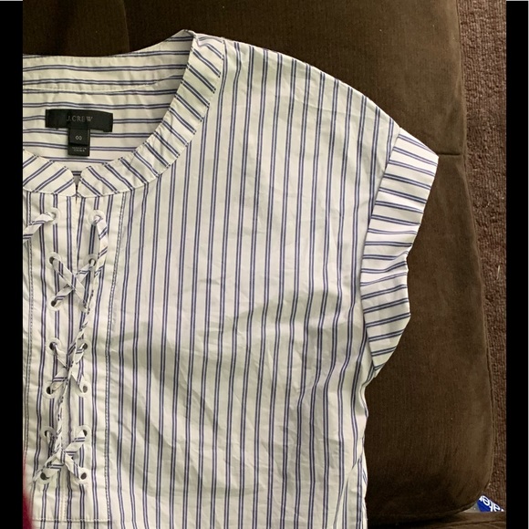 J.crew oversized cuffed sleeve top - Picture 2 of 9